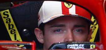 Un bellissimo primo piano di Charles Leclerc