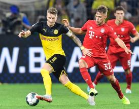 Marco Reus e Joshua Kimmich nella Supercoppa tedesca