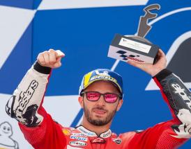 Andrea Dovizioso sul podio!