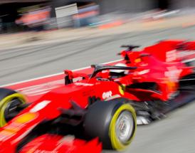 Vettel nei test di Barcellona!