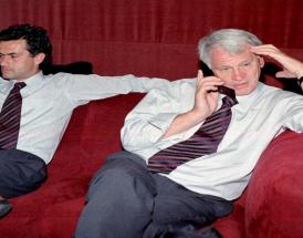 Un giovane Josè Mourinho, accanto a Bobby Robson!