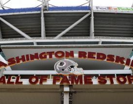 Una tribuna del FedEx Field in Landover