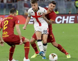 Pinamonti con la maglia del Genoa!