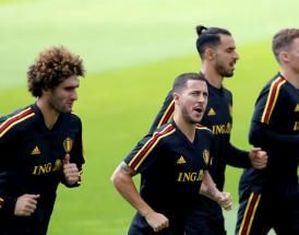 I fratelli Hazard in allenamento con il Belgio!