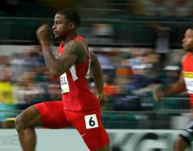 Trayvon Bromell in action!