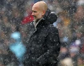 Guardiola sotto la neve