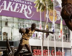 L'ingresso della casa dei Lakers!