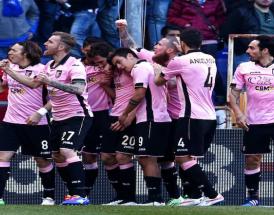 Una bella esultanza del Palermo ai tempi della Serie A