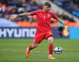 Sebastiano Desplanches, portiere dell'Under 20 Azzurra