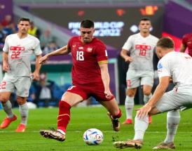 Il gol di Vlahovic alla Svizzera