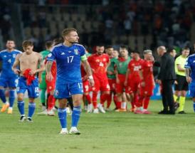 La delusione azzurra dopo il pareggio in Macedonia