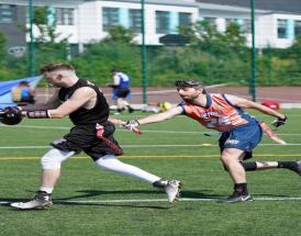 Un'immagine tipica del Flag Football