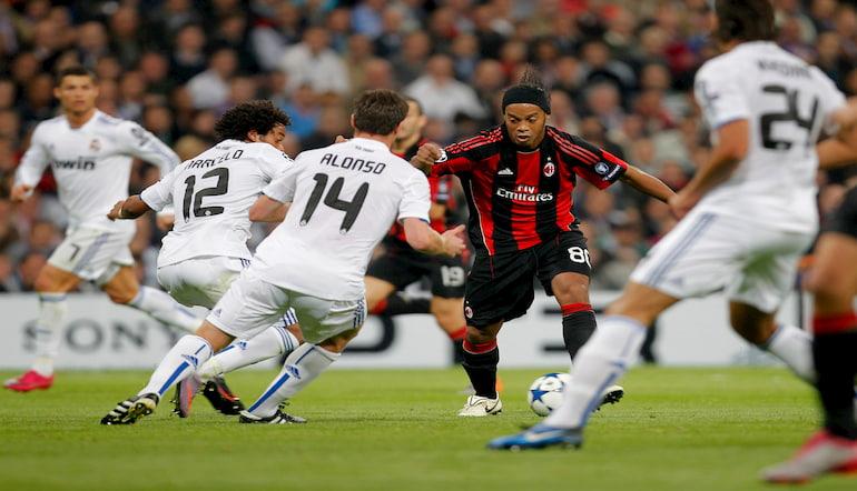 Ronaldinho contro il Real Madrid!