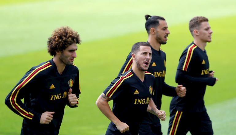 I fratelli Hazard in allenamento con il Belgio!