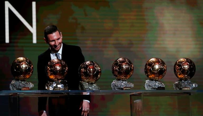 Messi con i suoi trofei personali!