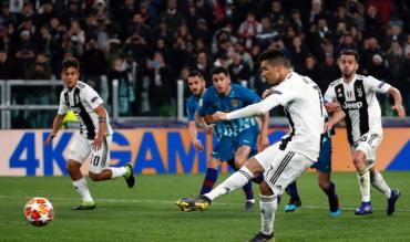 Il rigore di CR7 allo Juventus Stadium!