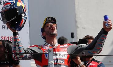 Dovizioso sul gradino più alto del podio nel 2018!