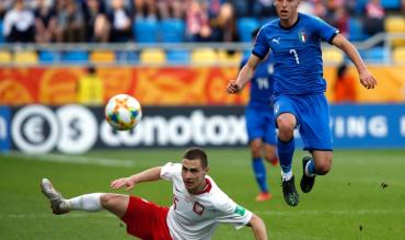 Davide Frattesi, intermedio dell'Empoli, qui in maglia Azzurra