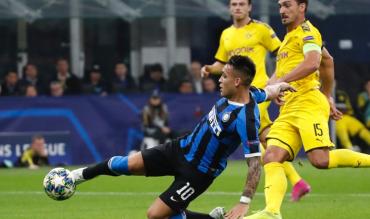 Il gol decisivo di Lautaro Martinez nella partita di andata