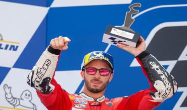 Andrea Dovizioso sul podio!