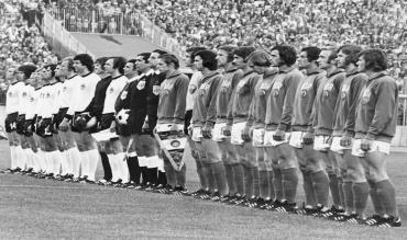 Germania Ovest e Germania Est in campo ai Mondiali del 1974