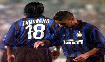 Baggio e Zamorano in maglia nerazzurra!