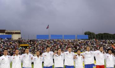 Gli Azzurri in un'amichevole allo Stadio di Pisa!