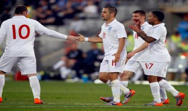 Joe Cole, dopo un gol in Nazionale!