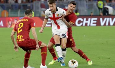 Pinamonti con la maglia del Genoa!