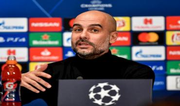 Guardiola in una conferenza stampa pre Champions!