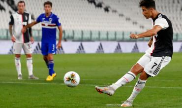 CR7 calcia il rigore contro la Samp!