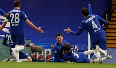 L'esultanza dei giocatori del Chelsea!