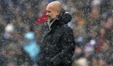 Guardiola sotto la neve