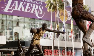 L'ingresso della casa dei Lakers!