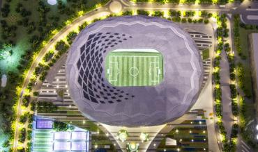 Il plastico dell'Education City Stadium