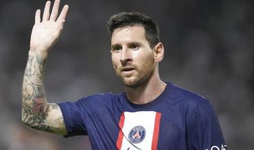 Messi con la maglia del PSG