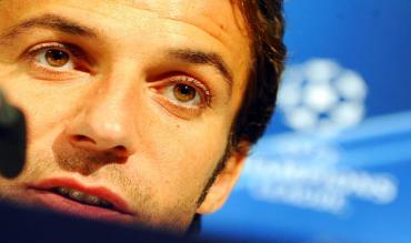 Del Piero in conferenza stampa Champions