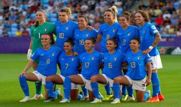 L'Italia di calcio femminile