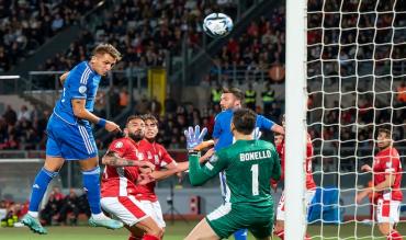 Mateo Retegui in gol a Malta