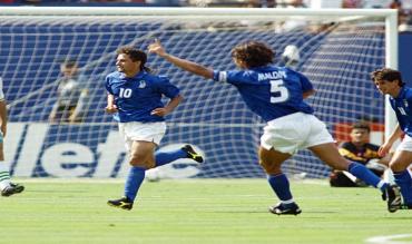 L'esultanza di Baggio ai Mondiali del 1994!