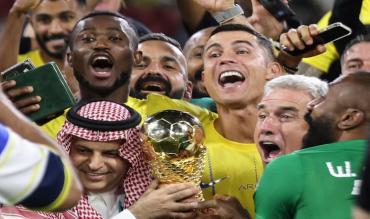 La gioia di Ronaldo per la Champions araba