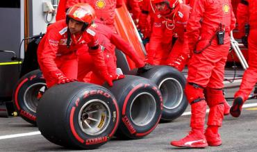 Le gomme in Formula 1