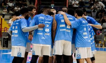 Un'immagine del Napoli Basket