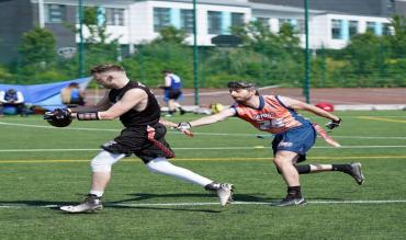 Un'immagine tipica del Flag Football