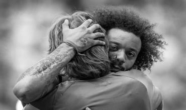 Marcelo con Modric