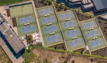 Il centro Padel dall'alto