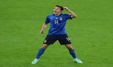 La gioia di Federico Chiesa in Azzurro!