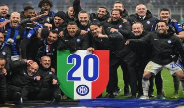 I festeggiamenti per lo scudetto della seconda stella