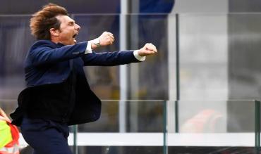 Una bellissima esultanza di Antonio Conte