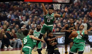 Una bellissima foto dei Celtics in action